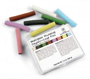 Amaco 8-colour Underglaze Crayon Box #209