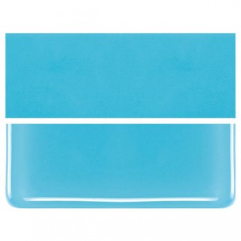 BULLSEYE Opalescent Glass Sheet Light Cyan (10