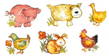 Separate Motives-Animals 2 (24x24~45mm)