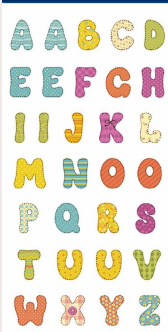 DECORPRINT Decal Paper - ABC 10x20cm