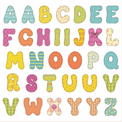 DECORPRINT Decal Paper Chintz - ABC 20x20cm