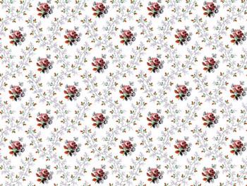 Chintz-Single Rose (Colour)