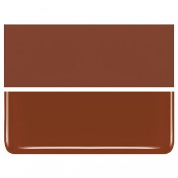 BULLSEYE Opalescent Glass Sheet Cinnabar (10