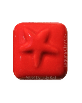 Laguna USA - Mid-fire Cone 5 Moroccan Series - MS-96, Dynasty Red (16oz)