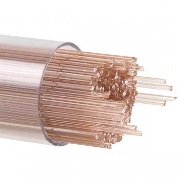 BULLSEYE Transparent Glass Stringer Red Transparent (15pcs)