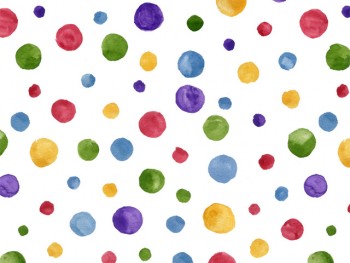 Chintz-Large Colourful Dots (Colour)