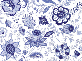 Chintz-Blue Persia (Blue)