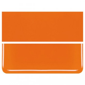 BULLSEYE Opalescent Glass Sheet Orange (6