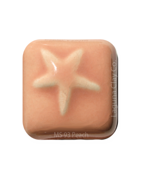 Laguna USA - Mid-fire Cone 5 Moroccan Series - MS-93, Peach (16oz)