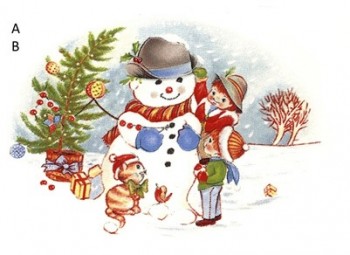 Separate Motives- Christmas (Large) 2pcs