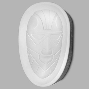 African Mask 非洲面譜
5.75"W x 9"L