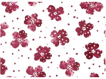 Chintz-Dots Flower (Pink)