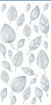 DECORPRINT Decal Paper -Platinum Leaves 10x20cm