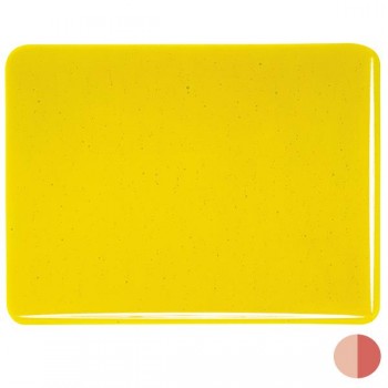 BULLSEYE Transparent Glass Sheet Yellow Transparent (10