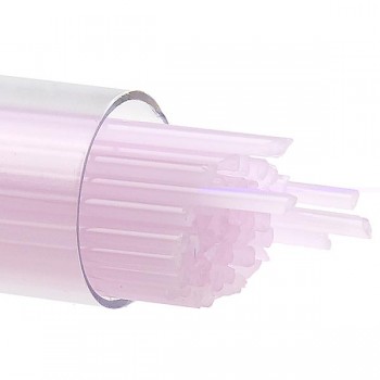 BULLSEYE Opalescent Glass Stringer Petal Pink (15pcs)