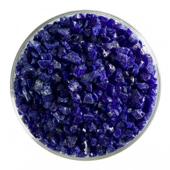 BULLSEYE Opalescent Glass Coarse Frit Deep Blue (4oz)
