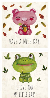DECORPRINT Decal Paper -Have A Nice Day 10x20cm