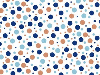 Chintz-Blue and Pink Dots (Colour)