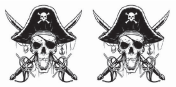 DECORPRINT Decal Paper - Pirate 10x5cm