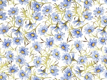 Chintz-Daisy (Blue)