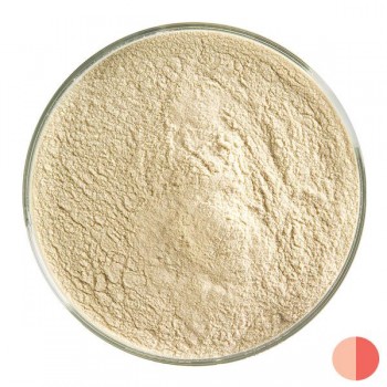 BULLSEYE Transparent Glass Fine Powder Sienna Transparent (4oz)