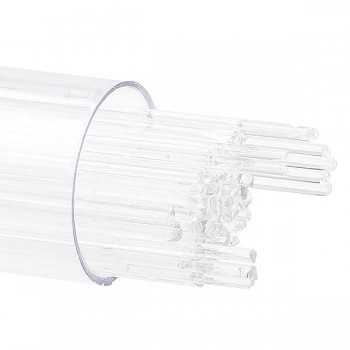 BULLSEYE Transparent Glass Stringer Clear Transparent (15pcs)
