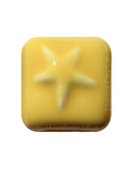 Laguna USA - Mid-fire Cone 5 Moroccan Series - MS-64, Sunflower Yellow (16oz)