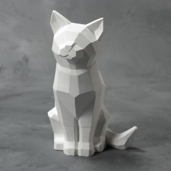 Bisque SB-1517 Faceted Cat