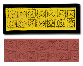 Mayco Designer Stamps - ST-353 - Swirl Blocks