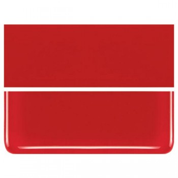 BULLSEYE Opalescent Glass Sheet Red (3