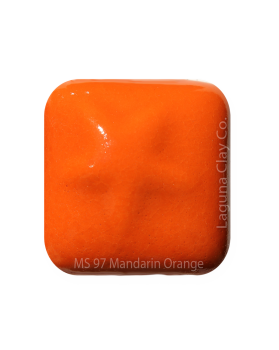 Laguna USA - Mid-fire Cone 5 Moroccan Series - MS-97, Mandarin Orange (16oz)