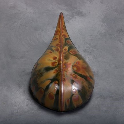 SW-180 Desert Dusk over SW-112 Tiger’s Eye fired to cone 10