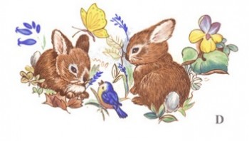 Separate Motives- Rabbi and Butterfly 6pcs