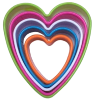 Heart Shape Cookie Cutter Set