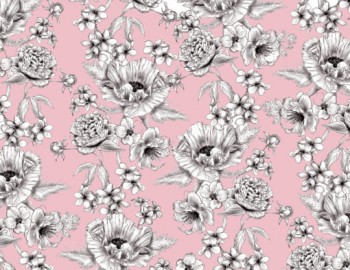 Chintz-Large Poppy (Pink)
