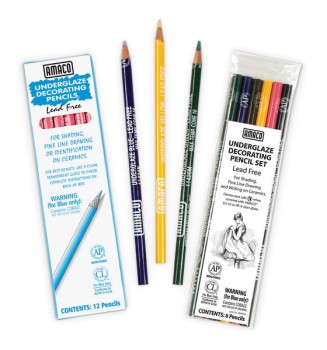 Hobbyceram 6-colour Underglaze Pencil Pack (UGP-Pack) 