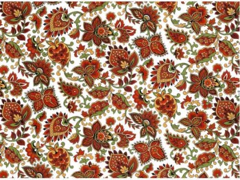 Chintz-Paisley (Red)