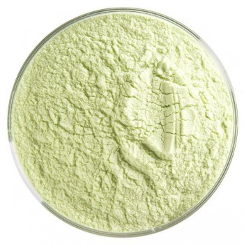 BULLSEYE Transparent Glass Fine Powder Spring Green Transparent (4oz)