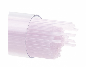 BULLSEYE Transparent Glass Stringer Light Plum Transparent (15pcs)