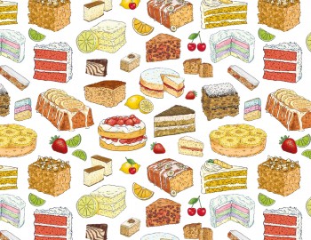 Chintz- Cakes (Colour)