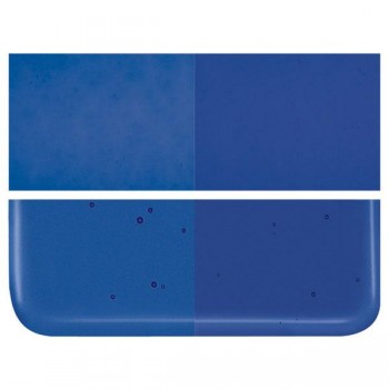 BULLSEYE Transparent Glass Sheet Deep Blue Transparent  (3